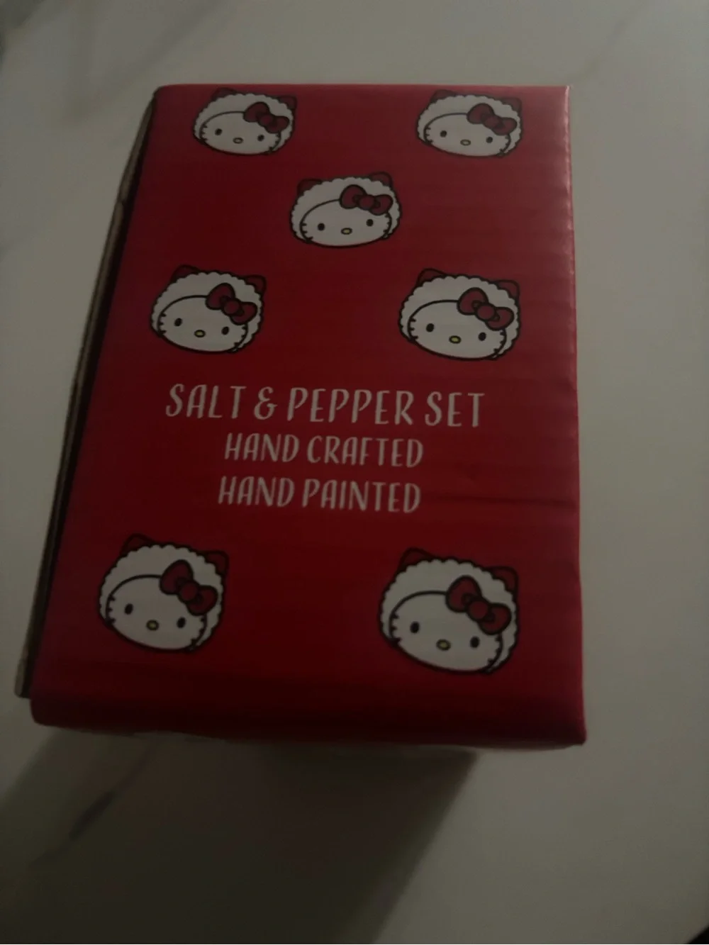 Hello Kitty Holiday salt and pepper shakers